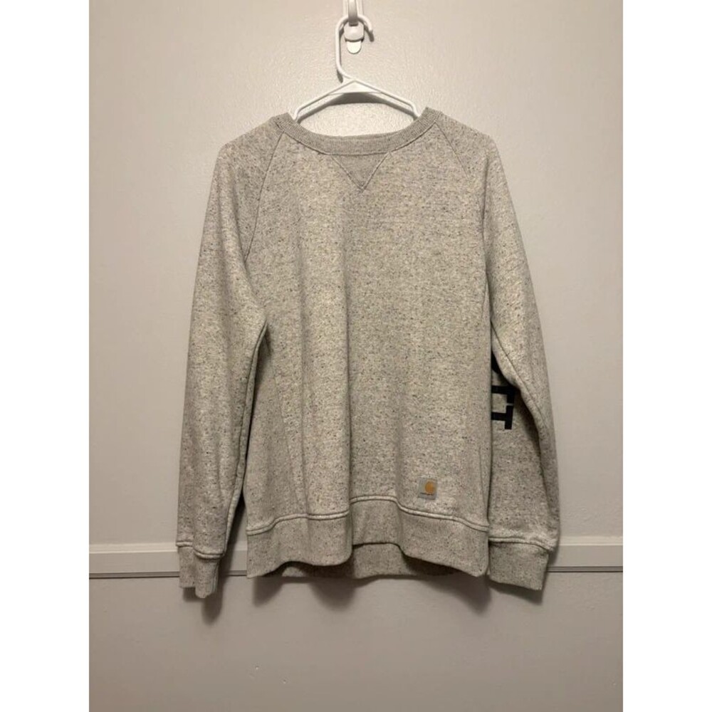 Carhart Relaxed Fit Crewneck Logo Sleeve Graphic Sweatshirt Size Medium NWOT